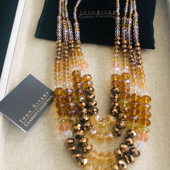 Joan Rivers Jewelry - Joan Rivers Red Carpet Layered Necklace & Earring